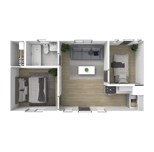 Floor plan 2035 1/2