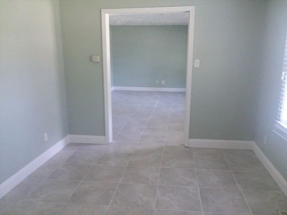Looking from dining room into living room.
