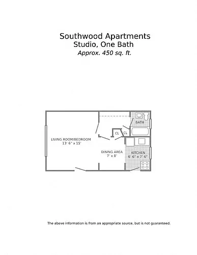 Floor plan Studio