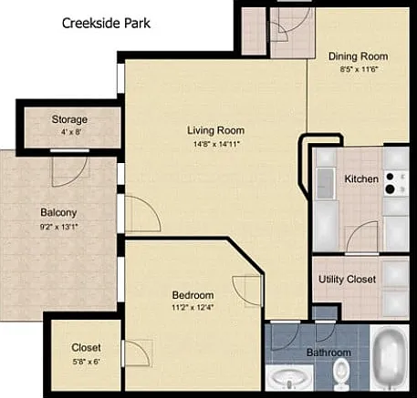 1 Bedroom 1 Bedroom