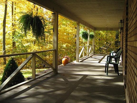 Expansive front porch.