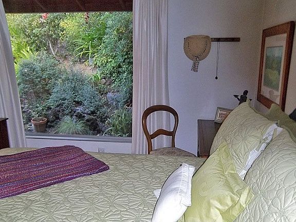 master suite with zen-garden view