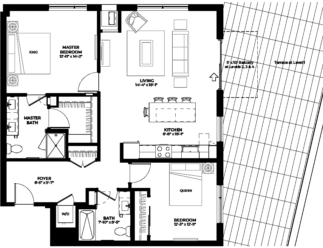 Floor plan Bristlecone (B6)
