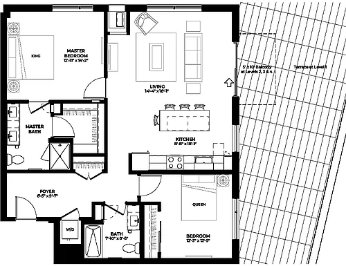 Floor plan Bristlecone (B6)