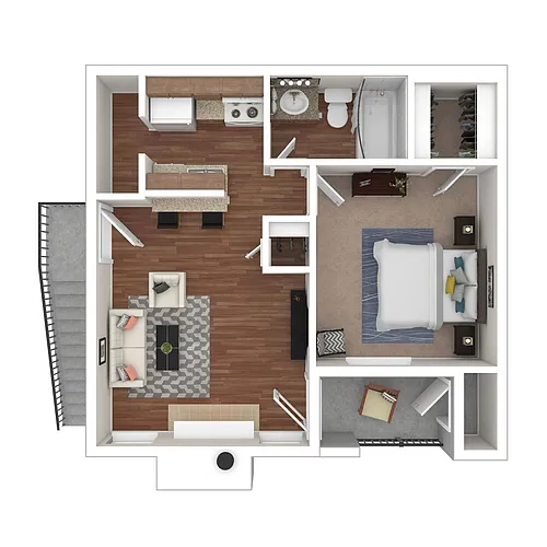 Floor plan One Bed Room