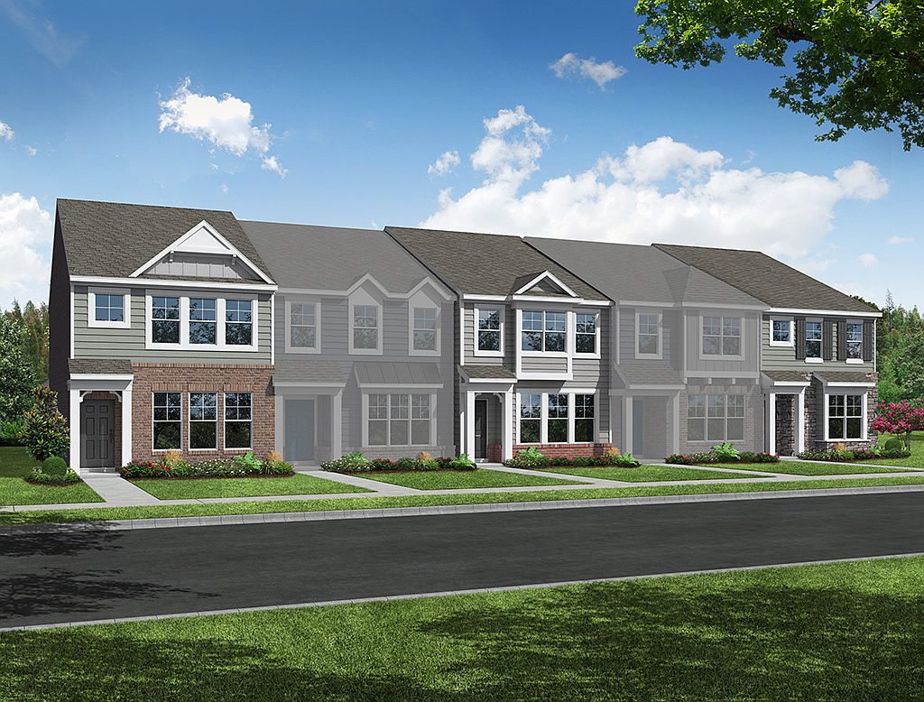 Bluffton Plan, Enclave at Traditions Townhomes, Wake Forest, NC 27587