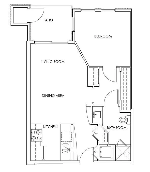 Floor plan Lexington Downtown