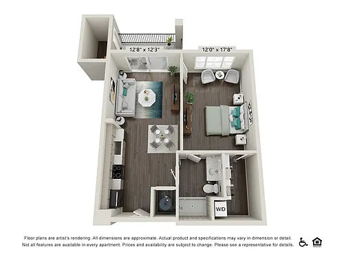 Floor plan 1B3