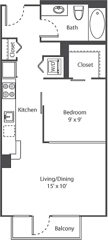 Floor plan U11B