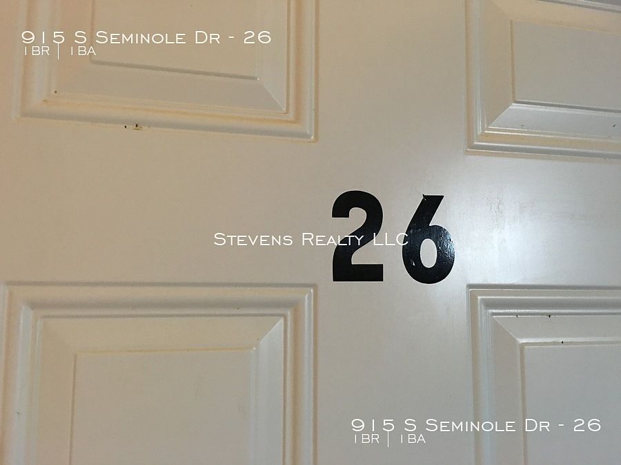 1st image of 915 S Seminole Dr APT 26