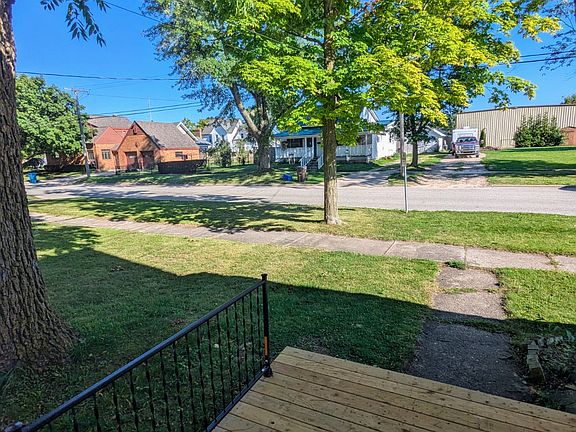 New front porch to provide a small outdoor sitting space.