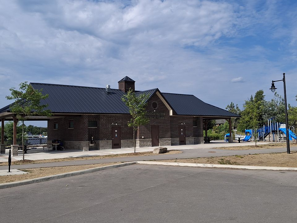 Across the street from the Beach Park with playground equipment and beach for swimming.