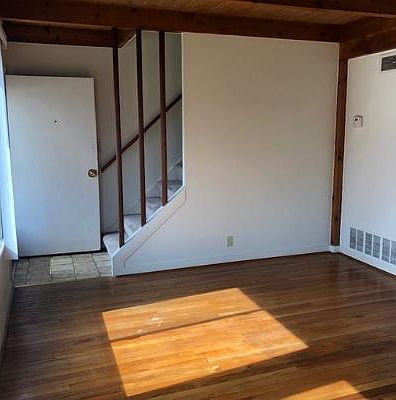 Entry way and living room