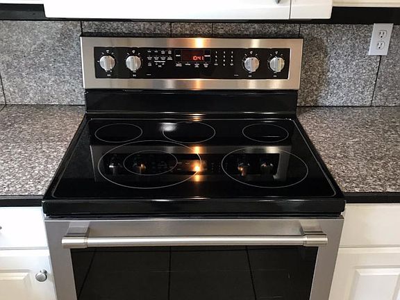 New stainless self cleaning range and exterior vented range 
