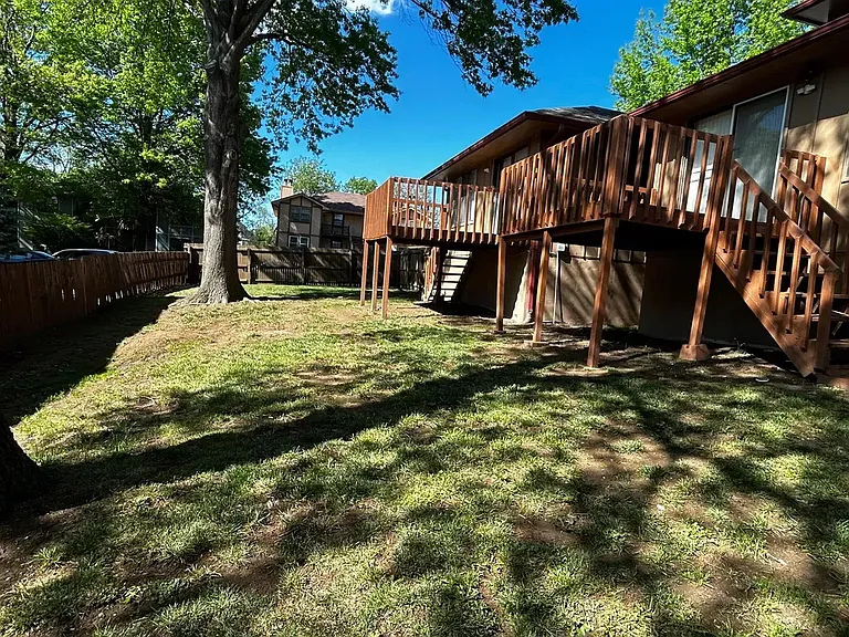 Rear yard full view