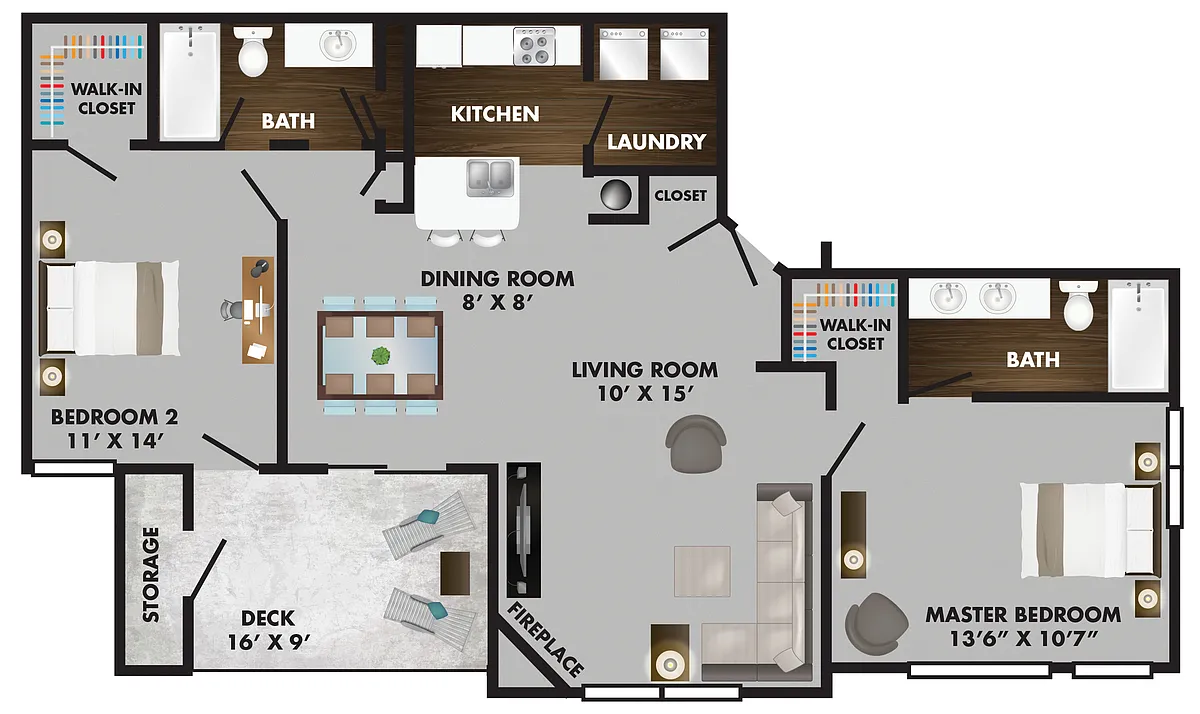 Floor plan Starmount with Deck-Renovated