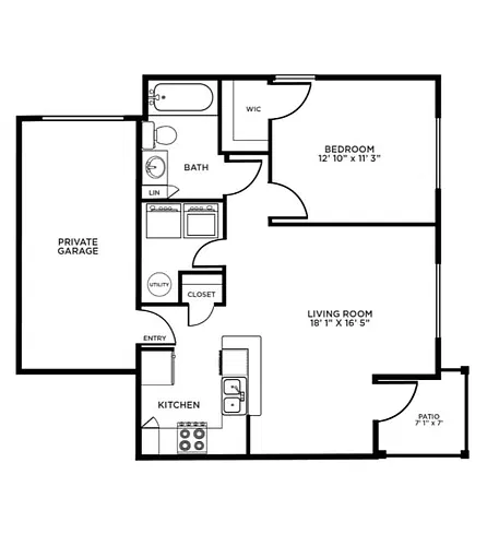 Floor plan Passage