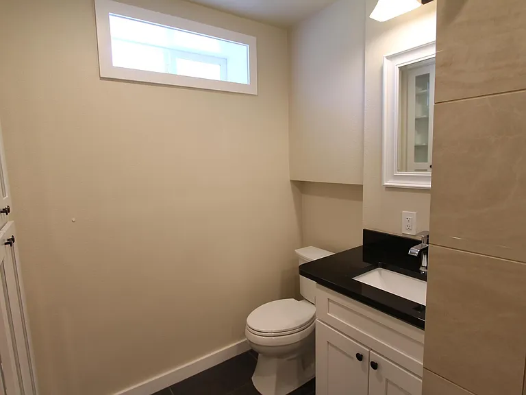 Downstairs bathroom.