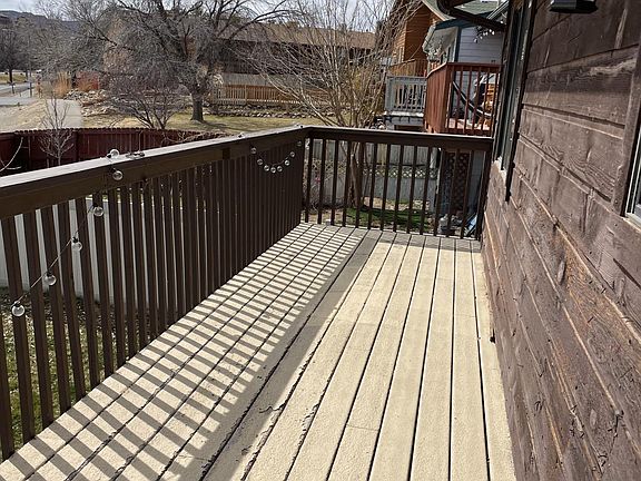 Large porch for entertaining.