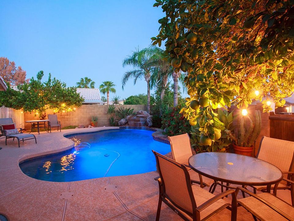 Pool with Color Changing LED lights