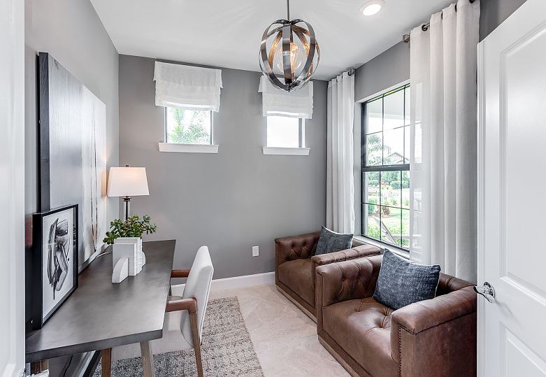 Flex space, perfect for a home office or den