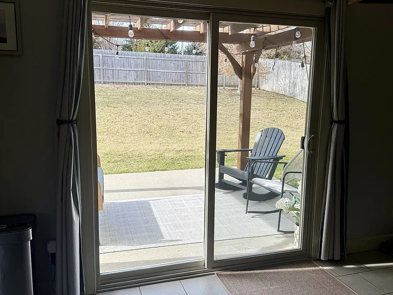 Backyard patio