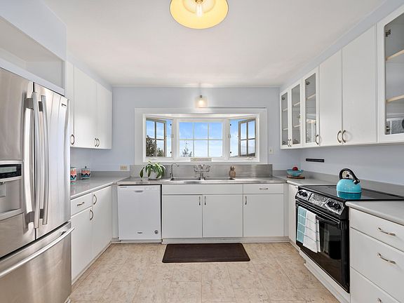 The main home kitchen where mid-century meets modern.