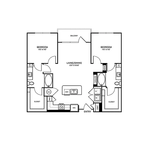 Floor plan B2
