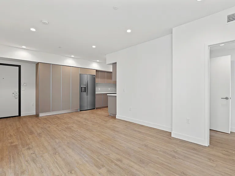 Open-Concept Kitchen, Dining, and Living Room Areas