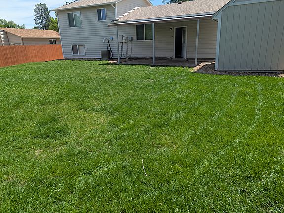 Back yard & side of shed