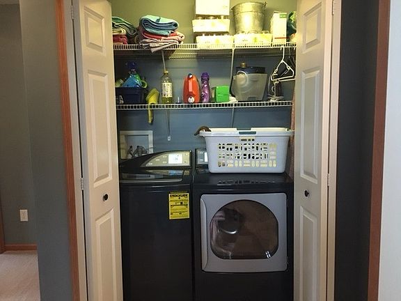 laundry room on upper level