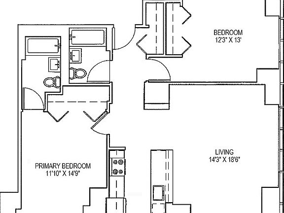 2nd image of 350 W 42nd St APT 16G