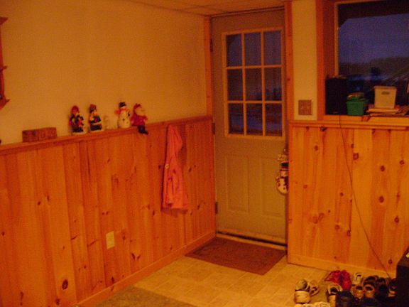 Finished downstairs inside view