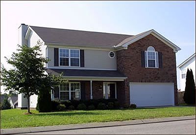 Thick lawn and mature landscaping