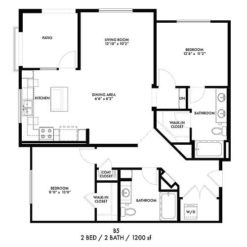 Floor plan Plan B5