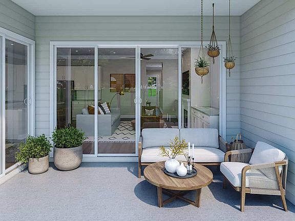 Kenley Plan 3 Covered Outdoor Living Space