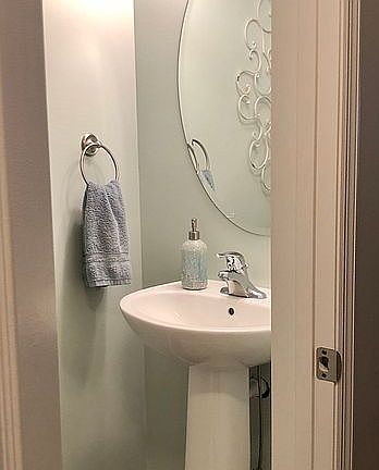 Half bath downstairs