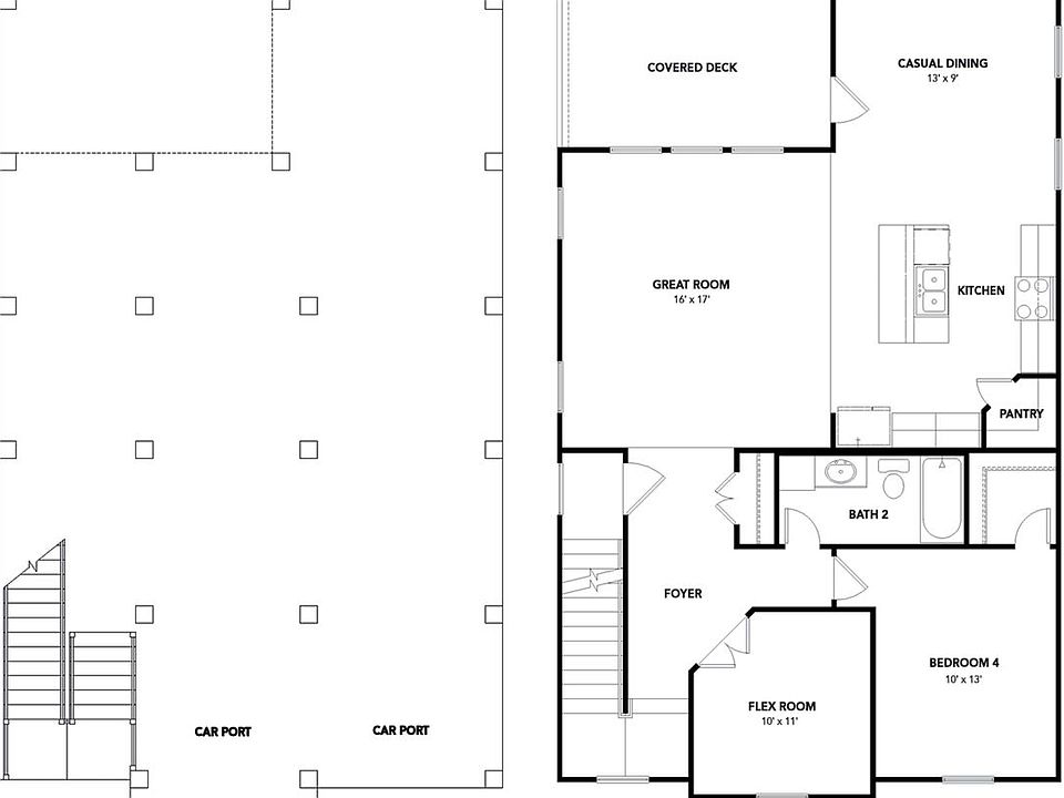 2270 Ground First Floor Plans