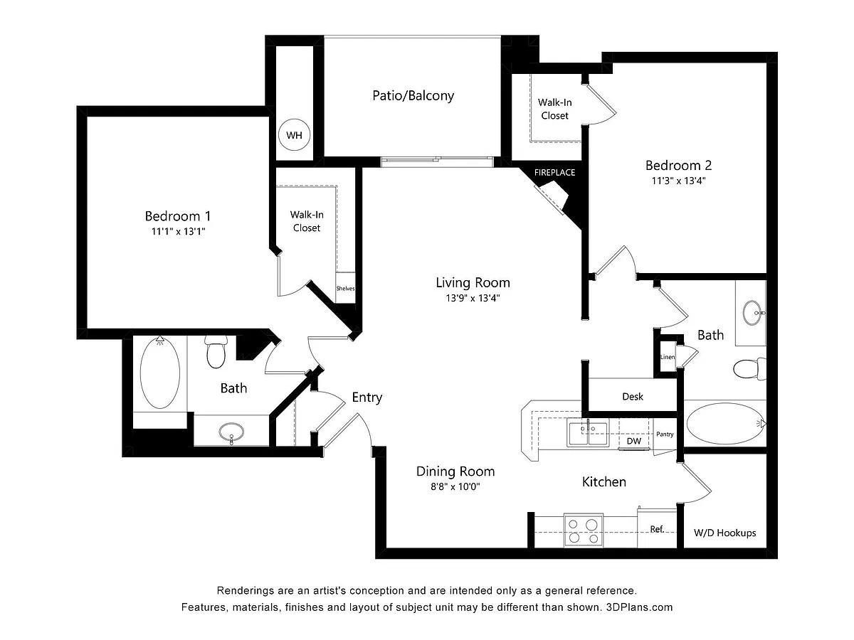 Floor plan Goldeneye