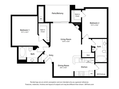 Floor plan Goldeneye