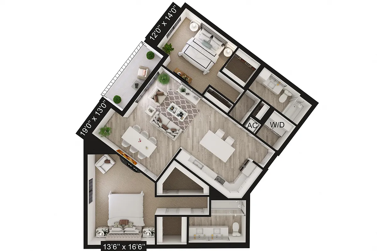 Floor plan B3