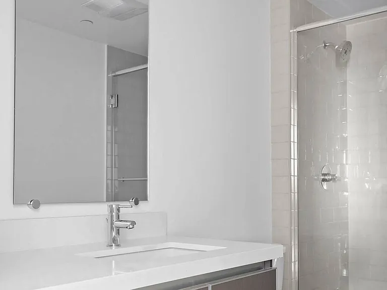 Bathroom with Vanity Cabinet Storage
