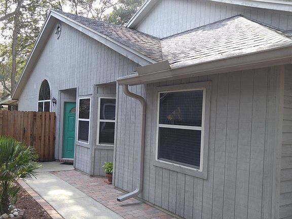 Blue door is main entrance