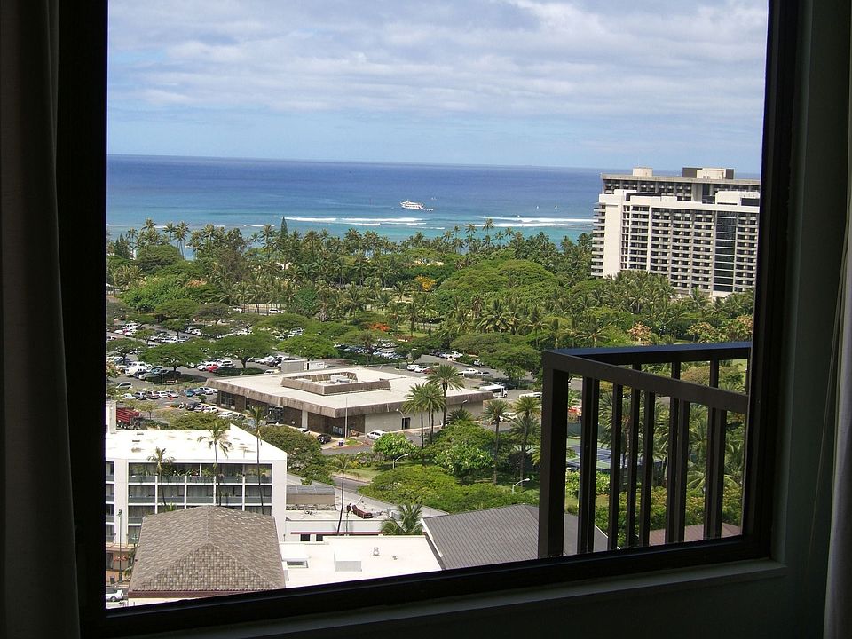 view from bedroom window