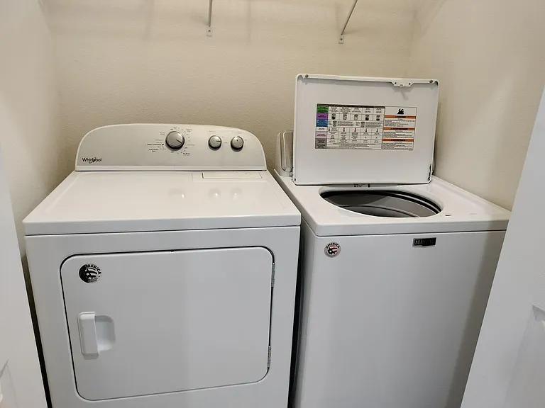 Washer and dryer