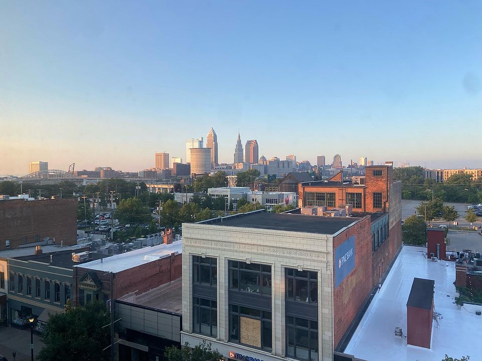 Your view from the living room - see downtown, West Side Market and the lake!