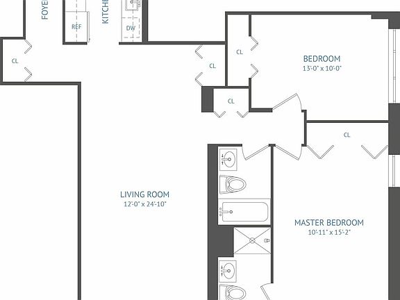 2nd image of 101 W 90th St APT 17D