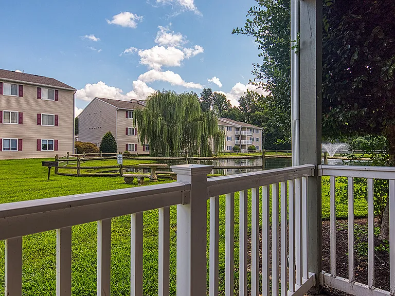 Many apartments feature a balcony or patio