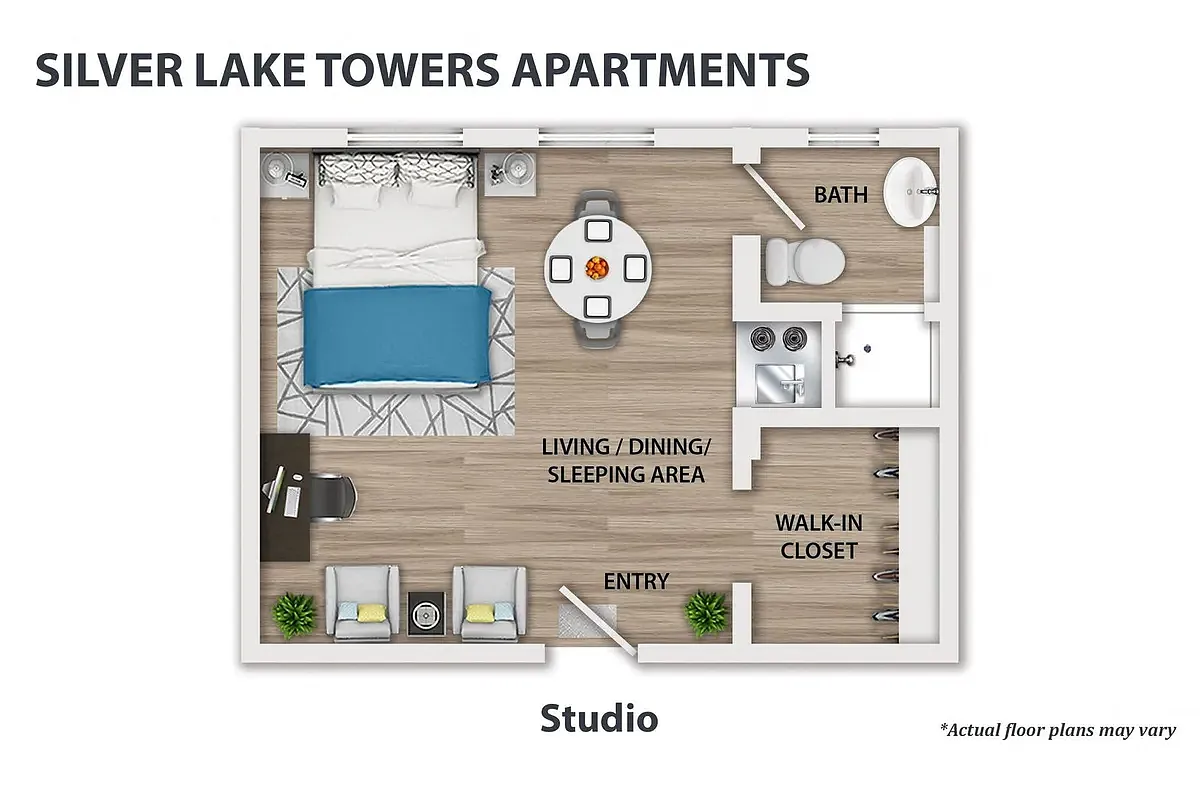 Floor plan Efficiency Studio