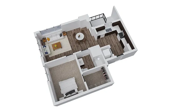 Floor plan Mt Evans